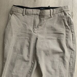 Theory women’s plaid ankle pants size 2  classic‎ casual cropped career